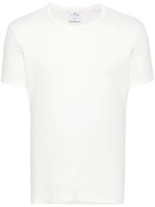 Courrèges t-shirt en coton à patch logo - Blanc