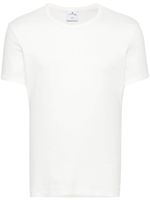 Courrèges t-shirt en coton à patch logo - Blanc