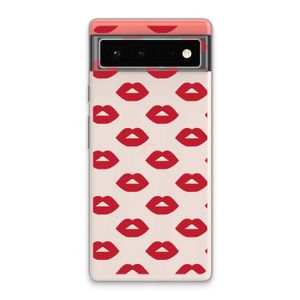 Lips: Google Pixel 6 Transparant Hoesje