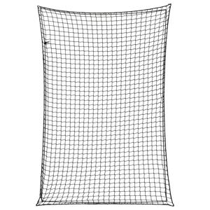 VidaXL Aanhangwagennet elastisch touw 2,2x1,5 m polypropeen zwart