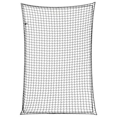 VidaXL Aanhangwagennet elastisch touw 2,2x1,5 m polypropeen zwart