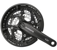 SHIMANO Crankstel 3 x 10 speed trekking fc-t521 met 175mm crankarm 48-36-26t octalink - zwart