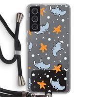 Manta: Samsung Galaxy S21 FE Transparant Hoesje met koord