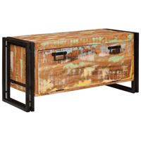Schoenenkast Bruin 90 x 38 x 45 cm massief gerecycled hout