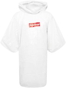 Supreme poncho Ballpark à logo imprimé - Blanc