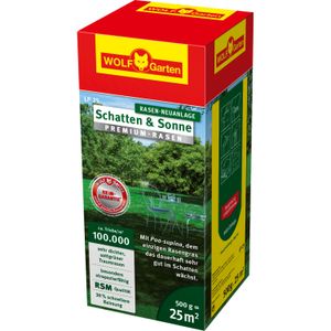 WOLF-Garten LP 25 Premium-Gazon schaduw en zon graszaden zaden Geschikt voor 25 m²