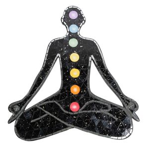 7 Chakras Mozaïek Wand Decoratie 40x38x1 cm