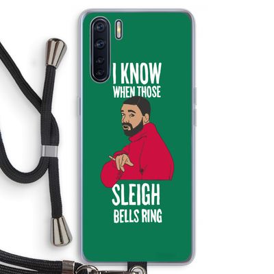 Sleigh Bells Ring: Oppo A91 Transparant Hoesje met koord