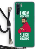 Sleigh Bells Ring: Oppo A91 Transparant Hoesje met koord
