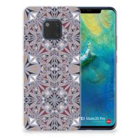 Huawei Mate 20 Pro | TPU | Siliconen hoesje | Flower Tiles Huawei Mate 20 Pro | TPU | Siliconen hoesje | Flower Tiles
