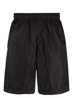 Moncler short de bain à patch logo - Noir - thumbnail