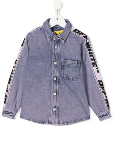 Off-White Kids surchemise en jean - Violet