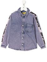 Off-White Kids surchemise en jean - Violet