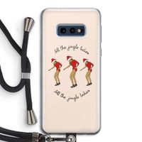 Jingle Ladies: Samsung Galaxy S10e Transparant Hoesje met koord