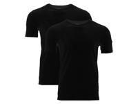 MEXX 2 Heren T-shirts (Ronde hals, Zwart, S)
