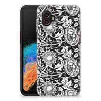 Samsung Galaxy Xcover 6 Pro | TPU Case | Black Flowers