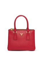 Prada mini sac Galleria en cuir - Rouge