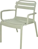 Ambiance stapelbare lounge tuinstoel basic groen