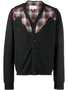 Maison Margiela x Pendleton cardigan en laine à carreaux - Gris