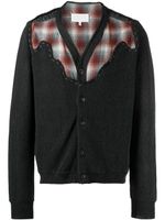 Maison Margiela x Pendleton cardigan en laine à carreaux - Gris - thumbnail