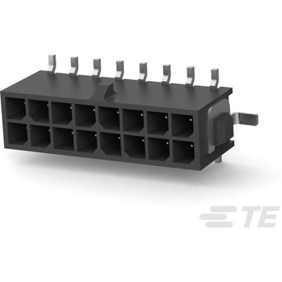 TE Connectivity 1-1586842-6 Male header, inbouw (standaard) Inhoud: 1 stuk(s) Tape on Full reel
