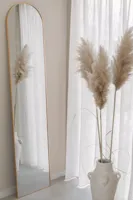 Boogspiegel 180×40 cm - Zacht Goud