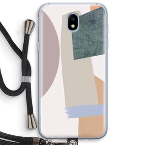 Lindo: Samsung Galaxy J5 (2017) Transparant Hoesje met koord