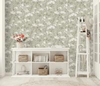 Dutch Wallcoverings Eleganza - Petalina Sage - Groen