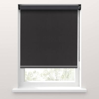 Leen Bakker - Rolgordijn Latina Verduisterend - (15057) - Polyester - Zwart - 120x10x10 Cm