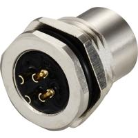 TRU COMPONENTS TC-12833052 Sensor/actuator inbouwbus M12 Aantal polen (sensoren): 4 Bus, inbouw 1 stuk(s)