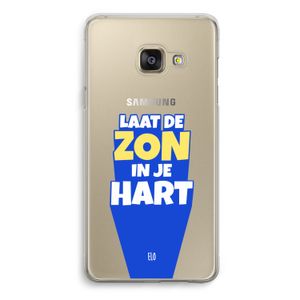 Laat de zon in je hart: Samsung Galaxy A3 (2016) Transparant Hoesje
