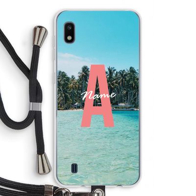 Pacific Dream: Samsung Galaxy A10 Transparant Hoesje met koord