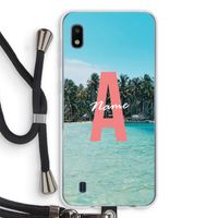 Pacific Dream: Samsung Galaxy A10 Transparant Hoesje met koord Pacific Dream: Samsung Galaxy A10 Transparant Hoesje met koord