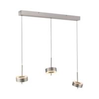 Paul Neuhaus 3-lichts hanglampQ-Rotate aluminium modern - 2248-95