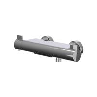 Badthermostaatkraan IVY Pact Opbouw Omstel Met Cascade Uitloop Met Omstel Cooltouch Chroom IVY