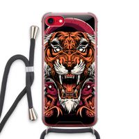 Tiger and Rattlesnakes: iPhone SE 2020 Transparant Hoesje met koord