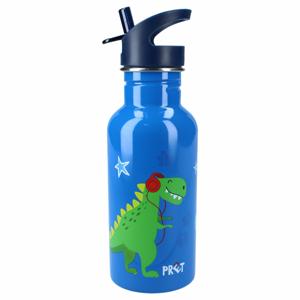 Pret Dino Drinkfles - blauw - RVS - 500 ml - met drinktuit