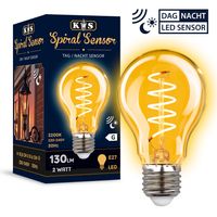 Spiral Sensor LED 2W dag/nacht - thumbnail