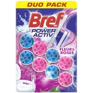 Bref Bref Toiletblok Power Activ Pink Flowers Duopack - 50 gr