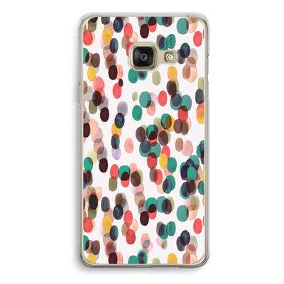 Tropical Dots: Samsung A3 (2017) Transparant Hoesje