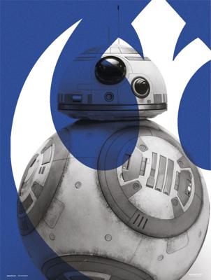 Kunstdruk Star Wars Episode IX BB 8 30x40cm