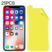 25 stuks voor iPhone X/XS Soft TPU volledige dekking front Screen Protector