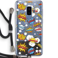 Pow Smack: Samsung Galaxy S9 Plus Transparant Hoesje met koord