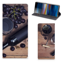 Sony Xperia 10 Plus Flip Style Cover Wijn - thumbnail