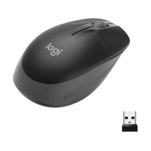 Logitech M190 Muis Radiografisch Optisch Antraciet 3 Toetsen 1000 dpi