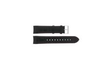 Horlogeband Hugo Boss HB-284-1-27-2911 / HB1513390 / HB659302753 Croco leder Zwart 22mm