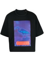 Heron Preston t-shirt oversize à imprimé graphique - Noir