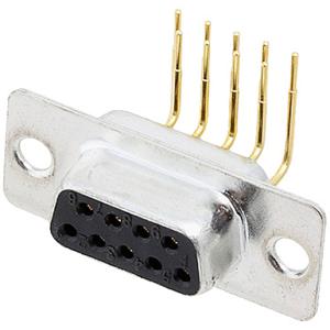 encitech DD09-F-T-B-M-RBM 2103-2200-11 D-sub female connector 90 ° Aantal polen: 9 Soldeerpennen 1 stuk(s) Tray