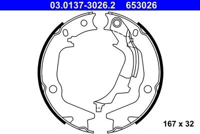 Remschoenset, parkeerrem 03013730262