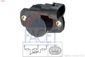 Sensor, smoorkleppenverstelling 105083